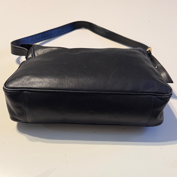By Paloma Picasso , Elegant Black Leather Shoulder Bag - Picture 10 of 16